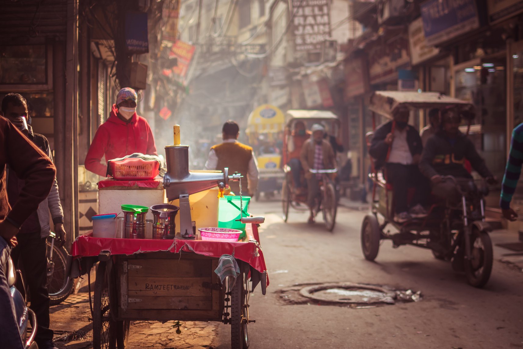 Street Food Near the Road 