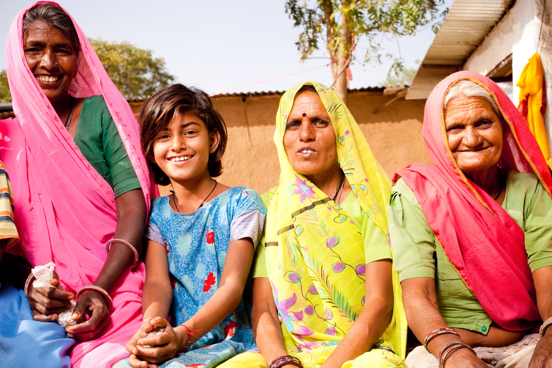 Rajasthani Rural Indian Women in a village of Rajasthan